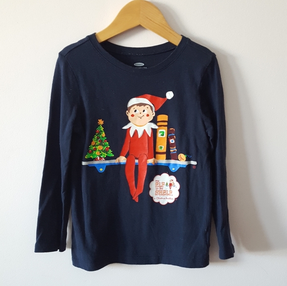 Toddler Elf On The Shelf Graphic T-Shirt Size 5T - Picture 1 of 4